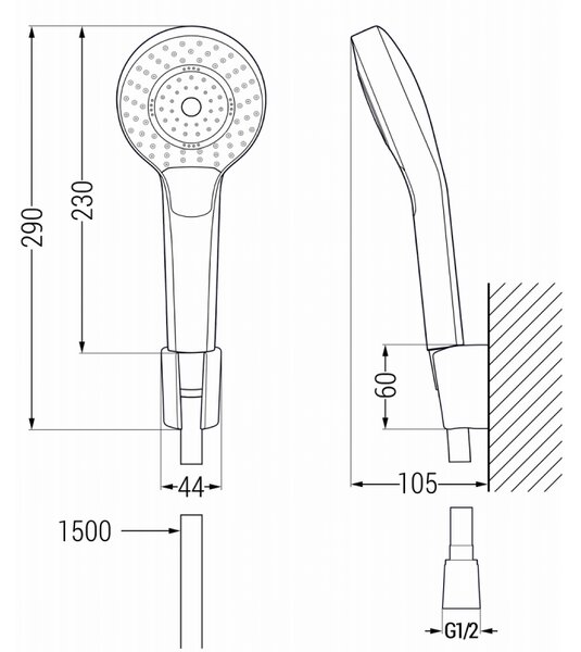 Mexen Sabre R05 vanová sada, černá - 72103R05-70