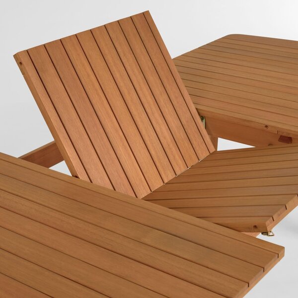 Akátový rozkládací zahradní stůl Kave Home Hanzel 183-240 x 100 cm