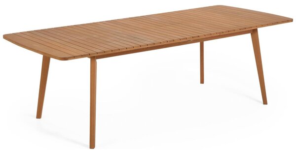 Akátový rozkládací zahradní stůl Kave Home Hanzel 183-240 x 100 cm
