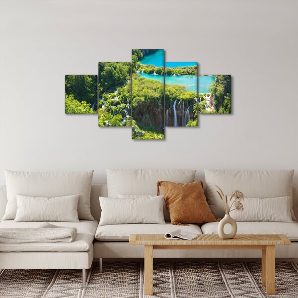 Obraz - Vodopády (125x70 cm)