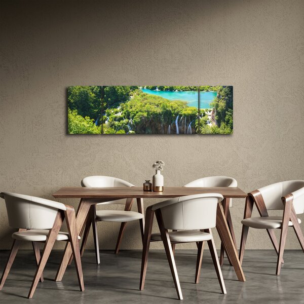 Obraz - Vodopády (170x50 cm)