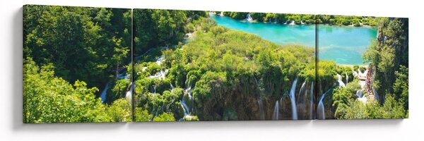 Obraz - Vodopády (170x50 cm)