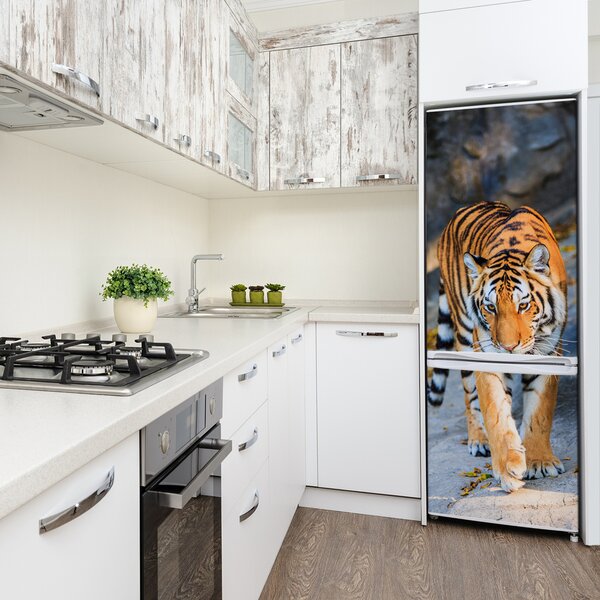 Nálepka fototapeta lednička Tygr FridgeStick-70x190-f-122340685