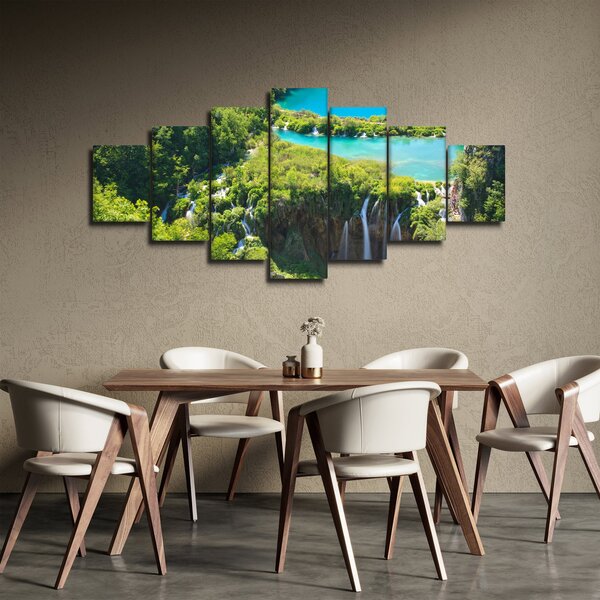 Obraz - Vodopády (210x100 cm)