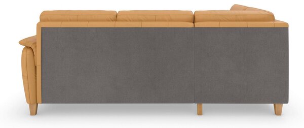 ROHOVÁ SEDAČKA, kůže, curry žlutá Sit & More - Sedací soupravy, Online Only