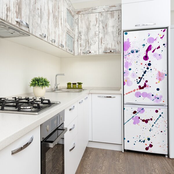 Nálepka fototapeta lednička Barevné skvrny FridgeStick-70x190-f-122427600