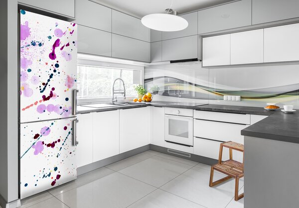 Nálepka fototapeta lednička Barevné skvrny FridgeStick-70x190-f-122427600