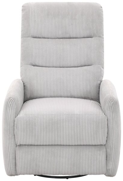 RELAXAČNÍ KŘESLO, kov, textil, světle šedá Carryhome - Relaxační křesla