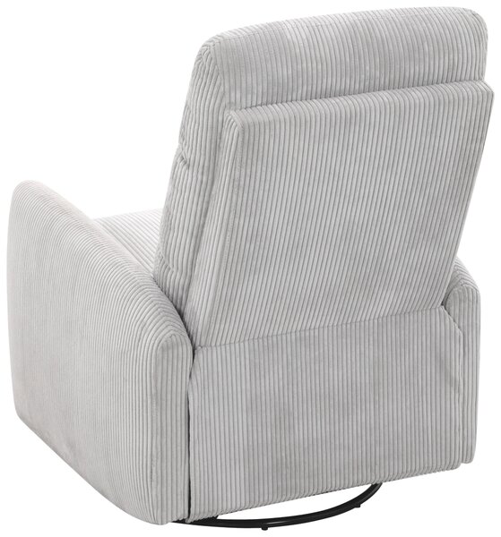 RELAXAČNÍ KŘESLO, kov, textil, světle šedá Carryhome - Relaxační křesla
