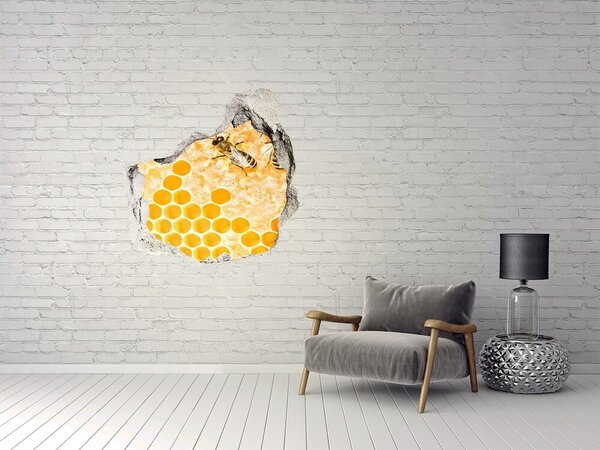 Díra 3D fototapeta nálepka Včely nd-p-74378590