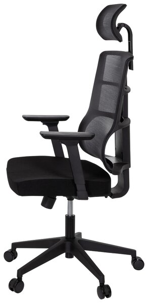 OTOČNÁ ŽIDLE, síťovina, plochá tkanina, černá MID.YOU - Online Only kancelářské židle, Online Only