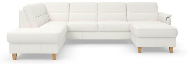 SEDACÍ SOUPRAVA, kůže, bílá Sit & More - Sedací soupravy, Online Only