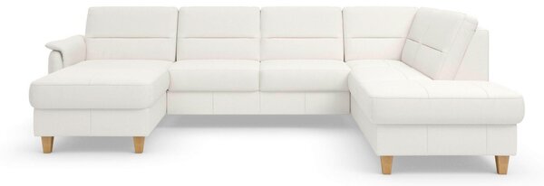 SEDACÍ SOUPRAVA, kůže, bílá Sit & More - Sedací soupravy, Online Only