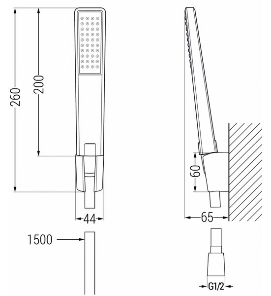 Mexen Axel R72 vana set, chrom - 73803R72-00