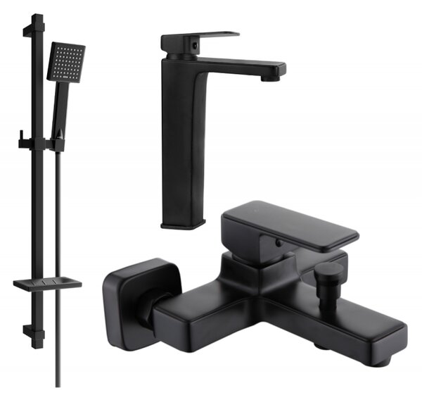 Mexen Cetus DQ45 vanová baterie set, černý - 744313DQ45-70