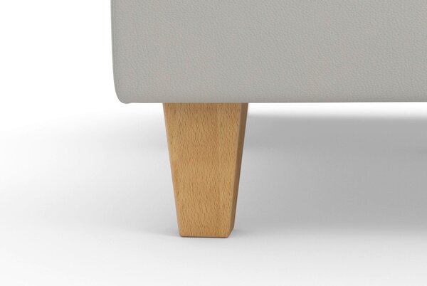 SEDACÍ SOUPRAVA, kůže, světle šedá Sit & More - Sedací soupravy, Online Only