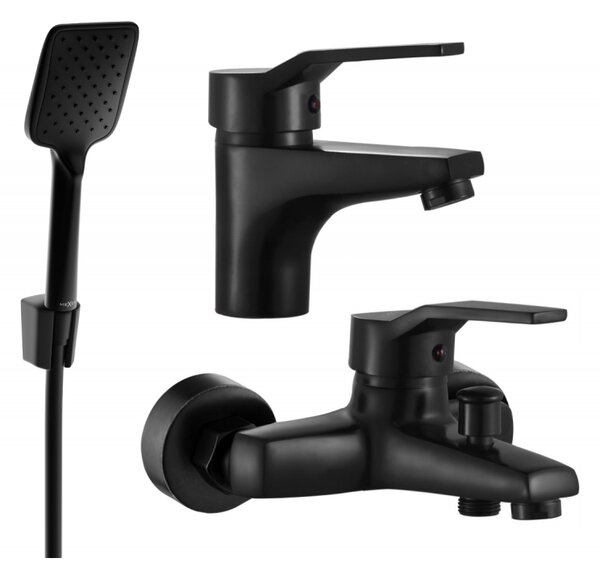 Mexen Caro R62 koupelnový set, černý - 746603R62-70