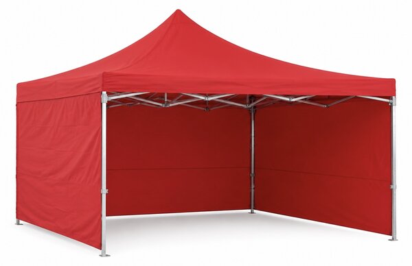 Nůžkový stan PREMIUM QUALITY červený 3 × 4,5 m