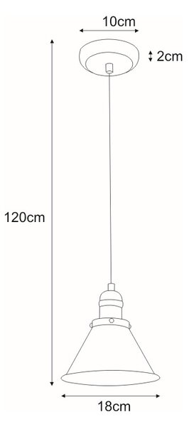 Kaja Moreno závěsné svítidlo 1x40 W černá K-8038-1