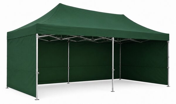 JAKS Nůžkový stan PREMIUM QUALITY zelený 3 × 6 m