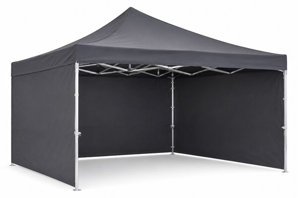 JAKS Nůžkový stan PREMIUM QUALITY černý 3 × 4,5 m