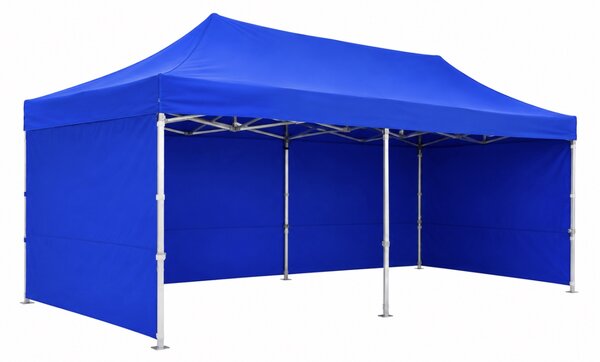 JAKS Nůžkový stan PREMIUM QUALITY modrý 3 × 6 m