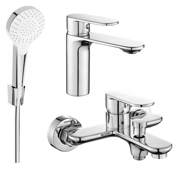 Mexen Milo R05 vanový set, chrom - 71303R05-00