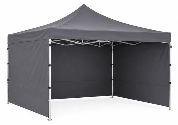 JAKS Nůžkový stan PREMIUM QUALITY šedý 3 × 4,5 m