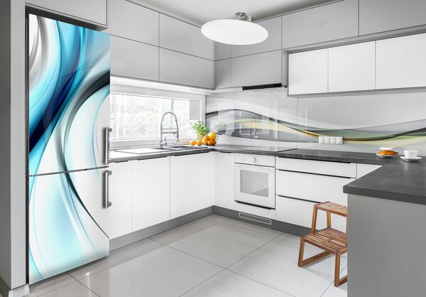 Nálepka fototapeta lednička Abstraktní vlna FridgeStick-70x190-f-122967418
