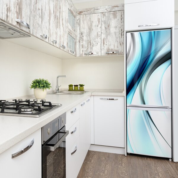 Nálepka fototapeta lednička Abstraktní vlna FridgeStick-70x190-f-122967418