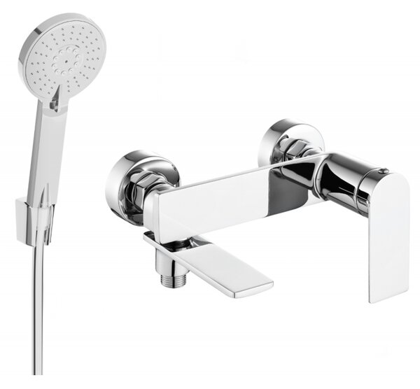 Mexen Zero R40 vanová baterie se sprchovou sadou, chrom - 7113R40-00