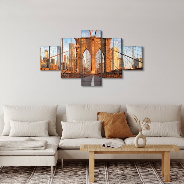 Obraz - Brooklynský most (125x70 cm)