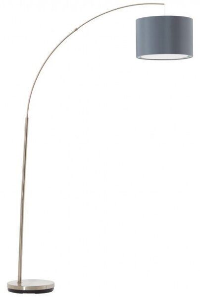Brilliant 13258/22 Oblouková stojací lampa CLARIE šedá