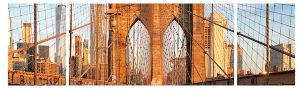 Obraz - Brooklynský most (170x50 cm)