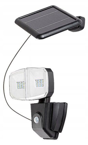 Solární LED reflektor 12W s pohybovým senzorem ZLARIN 77012 Rabalux