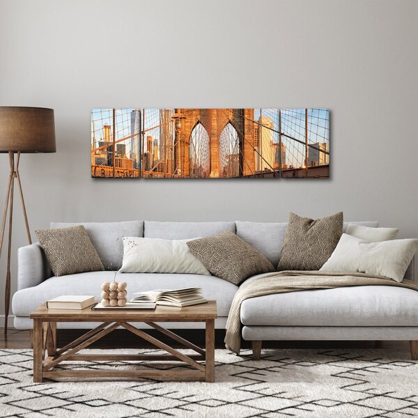 Obraz - Brooklynský most (170x50 cm)