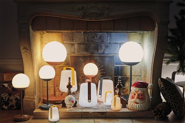 Modrá venkovní lampa Fermob Balad 25 cm