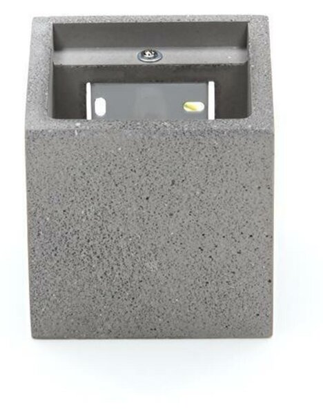 Deko-Light Kapego nástěnné přisazené svítidlo Cube 220-240V AC/50-60Hz G9 1x max. 25,00 W 115 mm tmavěšedá 341184