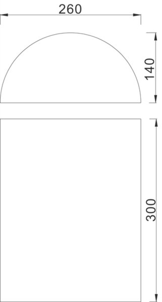 Deko-Light Kapego nástěnné přisazené svítidlo Ristra II 220-240V AC/50-60Hz E27 1x max. 60,00 W 260 mm černá 341801