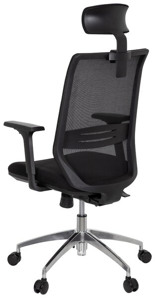 OTOČNÁ ŽIDLE, síťovina, plochá tkanina, černá MID.YOU - Online Only kancelářské židle, Online Only
