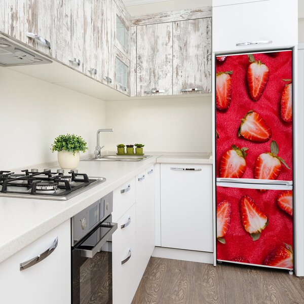 Nálepka na ledničku samolepící Jahody FridgeStick-70x190-f-123382213