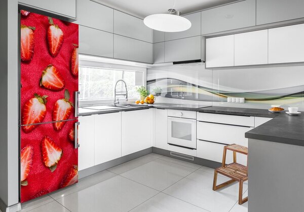 Nálepka na ledničku samolepící Jahody FridgeStick-70x190-f-123382213