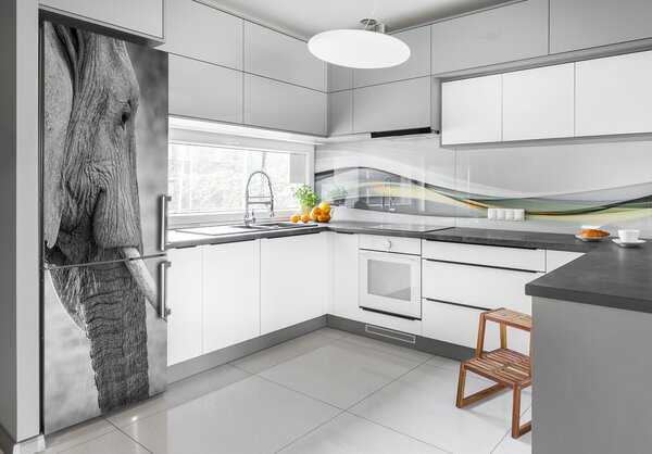 Samolepící nálepka na ledničku stěnu Slon FridgeStick-70x190-f-123431960