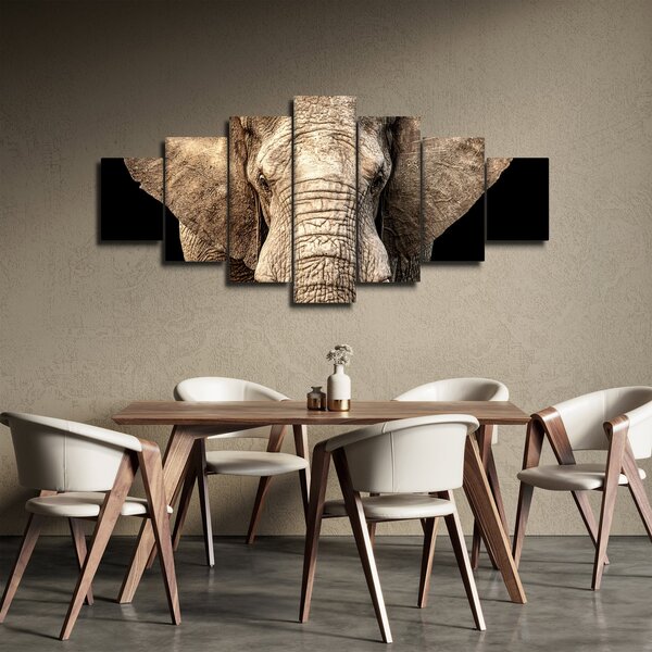 Obraz - Slon africký (210x100 cm)
