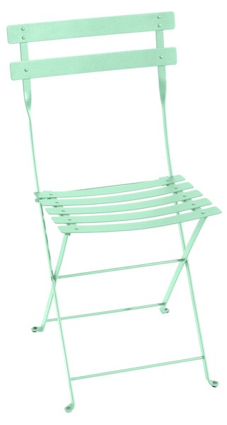 Opálově zelená kovová skládací židle Fermob Bistro