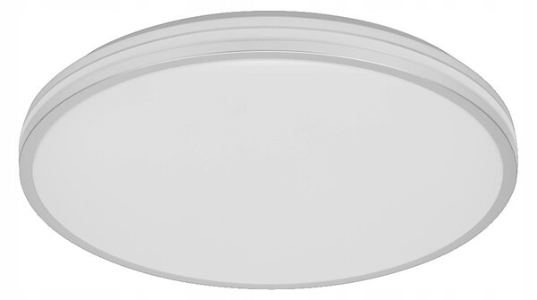 Stropní Svítidlo LED Stropní Svítidlo Přisazené 36W 2000lm 3000K Teplá Bílá Stříbrné Orbis Osram