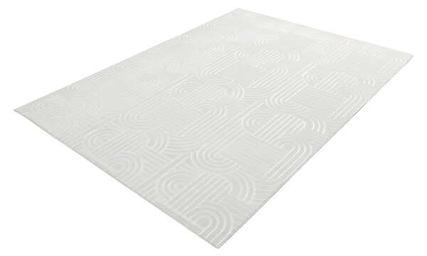 KOBEREC TKANÝ NA PLOCHO, 120/160 cm bílá Kayoom - Online Only koberce & rohožky, Online Only