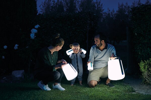 Modrá venkovní lampa Fermob Balad 38 cm