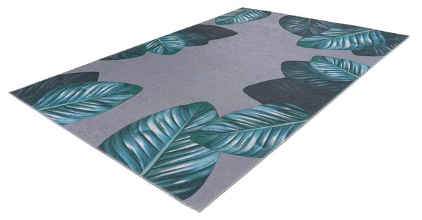 BĚHOUN, 80/150 cm, zelená, černá Kayoom - Online Only koberce & rohožky, Online Only