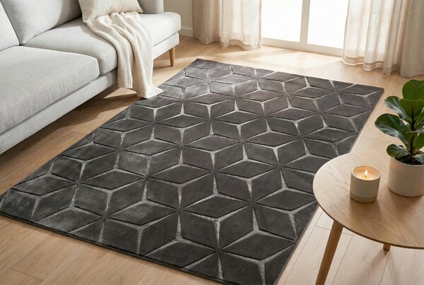 BĚHOUN, 80/150 cm, antracitová Kayoom - Online Only koberce & rohožky, Online Only